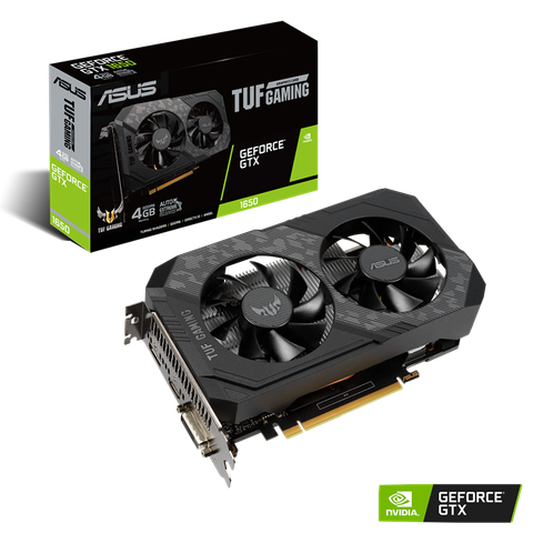  Card màn hình ASUS TUF Gaming GeForce GTX 1650 4GB GDDR6 (TUF-GTX1650-4GD6-GAMING) 