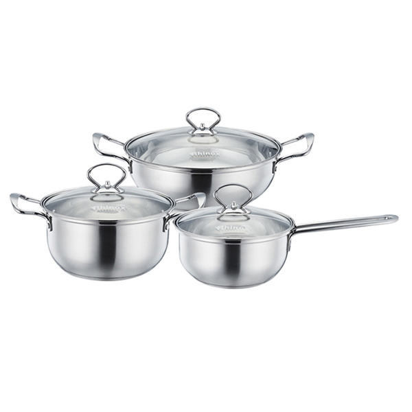  Bộ 3 nồi inox cao cấp RHINOX 
