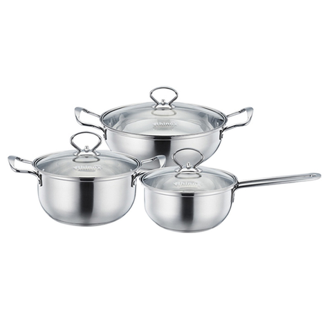  Bộ 3 nồi inox cao cấp RHINOX 