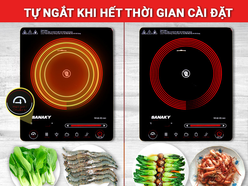 Hẹn giờ nấu thông minh cho phép bạn tùy chọn thời gian nấu linh hoạt Hẹn giờ nấu thông minh cho phép bạn tùy chọn thời gian nấu linh hoạt