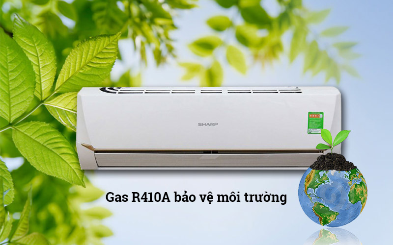 Máy lạnh sử dụng ga R410A tiết kiệm điện và bảo vệ môi trường