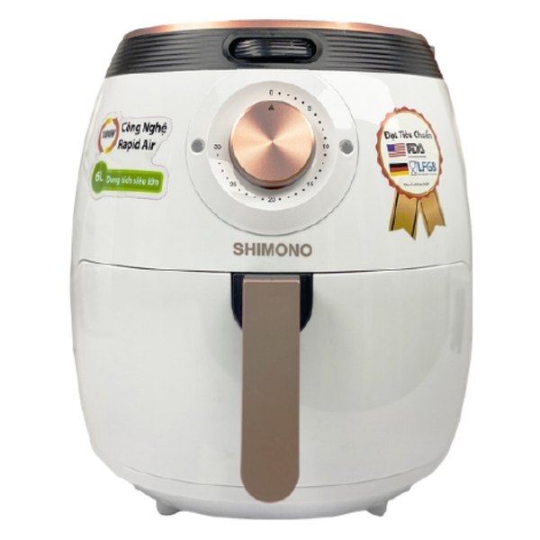  Nồi chiên không dầu SHIMONO 6 lít SM-AF608C 