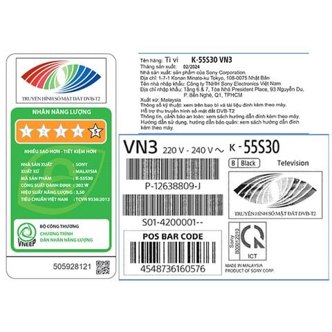  Google Tivi SONY 4K 55 inch 55S30 VN3 
