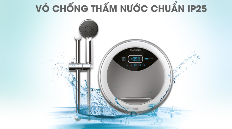 Vỏ chống thấm nước IP25 - Máy nước nóng Ariston RT45E-VN - 4.5 kW