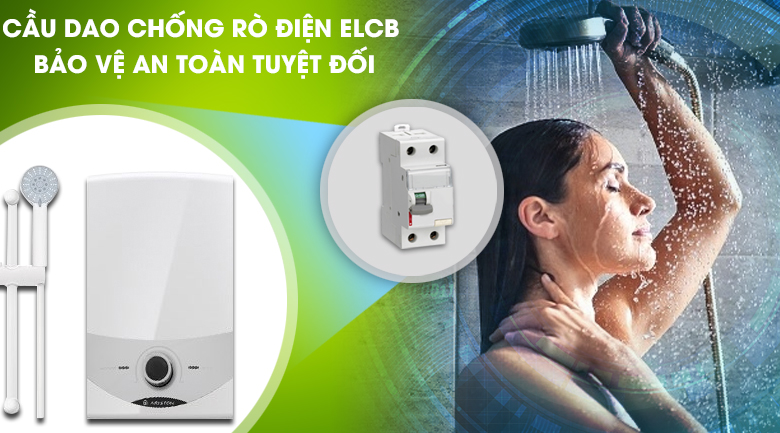 Cầu giao ELCB - Máy nước nóng Ariston SM45PE-VN