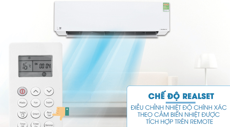 RealSet - Máy lạnh Beko Inverter 1.5 HP RSVC13AV