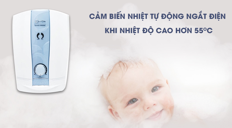 Cảm biến nhiệt - Máy nước nóng Centon 8998E 4.5 kW