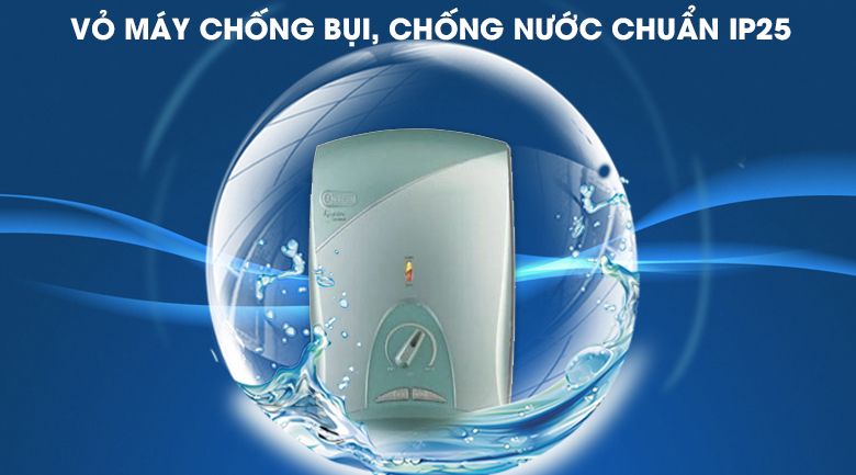 Vỏ chống thấm IP25 - Máy nước nóng Centon KS500E SOLID 4.5 kW
