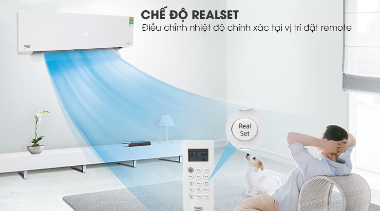 RealSet - Máy lạnh Beko Inverter 1.5 HP RSVC13BV