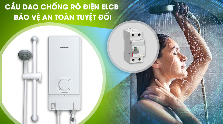 ELCB - Máy nước nóng Panasonic DH-4MP1VW 4.5 kW