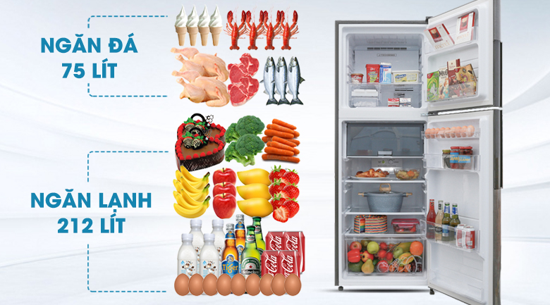 Dung tích 314 lít - Tủ lạnh Sharp Inverter 314 lít SJ-X316E-DS
