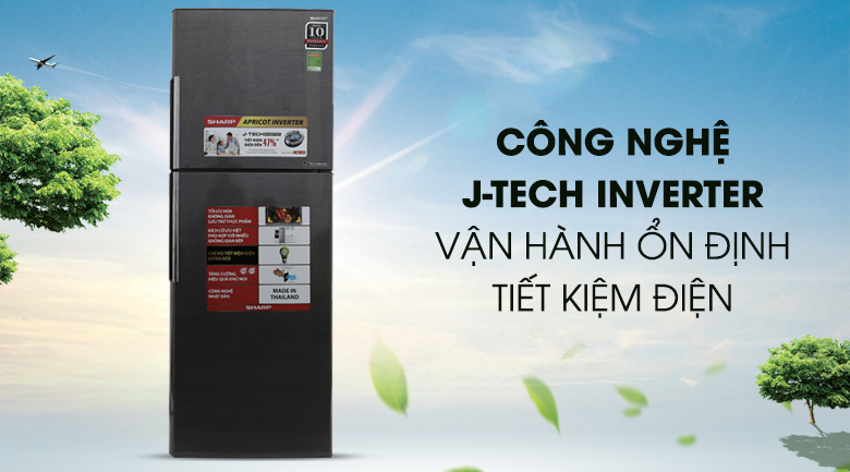 J-Tech Inverter - Tủ lạnh Sharp Inverter 314 lít SJ-X316E-DS