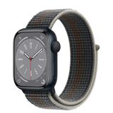  Apple Watch Series 8 Midnight Aluminum Case with Sport Loop 