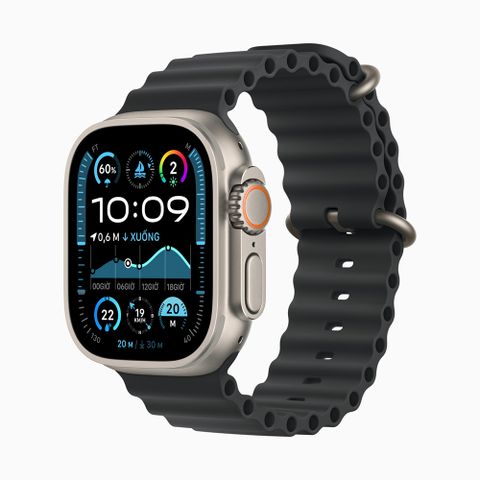 Apple Watch Ultra 2 2024 49mm Titanium Natural Ocean Band