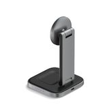 Đế sạc không dây Satechi 2-in-1 Foldable Qi2 Wireless Charging Stand