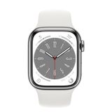 Apple Watch Series 8 Silver Stainless Steel Case with Sport Band 