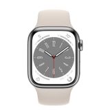  Apple Watch Series 8 Silver Stainless Steel Case with Sport Band 