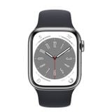  Apple Watch Series 8 Silver Stainless Steel Case with Sport Band 