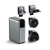 Củ sạc Satechi 145W USB-C 4-Port GaN Travel Charger