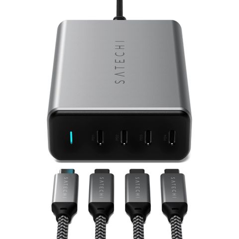 Dock sạc Satechi 165W USB-C 4-Port PD GaN Charger