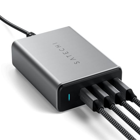Dock sạc Satechi 165W USB-C 4-Port PD GaN Charger