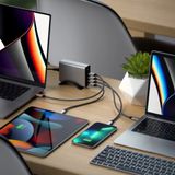  Dock sạc Satechi 165W USB-C 4-Port PD GaN Charger 