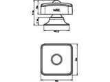  Cảm biến chuyển động Philips WiZ Motion Sensor dùng cho đèn WiZ 