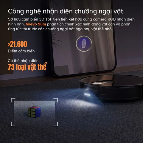  Robot hút bụi lau nhà Roborock Qrevo Slim 