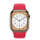  Apple Watch Series 8 Gold Stainless Steel Case with Sport Band 
