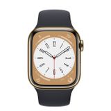 Apple Watch Series 8 Gold Stainless Steel Case with Sport Band 