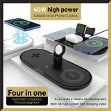 Đế Sạc Không Dây Mazer Mag.DESK Quad 4-in-1 MagSafe