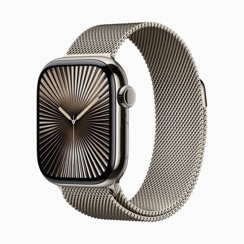  Apple Watch Series 10 Titanium Slate Milanese Loop 46mm 