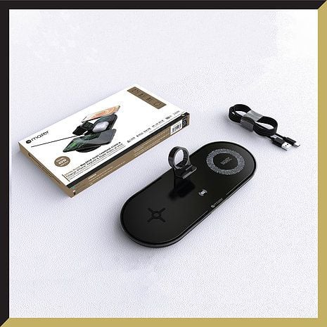 Đế Sạc Không Dây Mazer Mag.DESK Quad 4-in-1 MagSafe