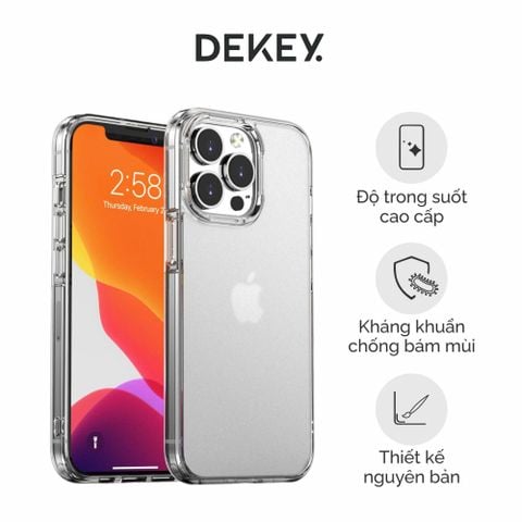  Ốp lưng DEKEY Magic Cover Ultral Crystal cho iPhone 16 Series 