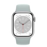  Apple Watch Series 8 Silver Aluminum Case with Sport Band 