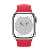  Apple Watch Series 8 Silver Aluminum Case with Sport Band 