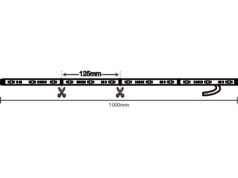 Đèn LED dây Philips WiZ Lightstrip Extension 1m Full Color