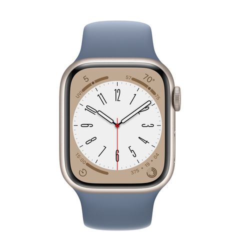 Apple Watch Series 8 Starlight Aluminum Case with Sport Band