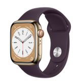  Apple Watch Series 8 Gold Stainless Steel Case with Sport Band 