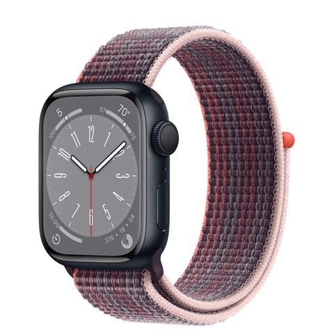 Apple Watch Series 8 Midnight Aluminum Case with Sport Loop