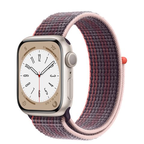 Apple Watch Series 8 Starlight Aluminum Case with Sport Loop