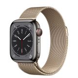  Apple Watch Series 8 Graphite Stainless Steel Case with Milanese Loop 
