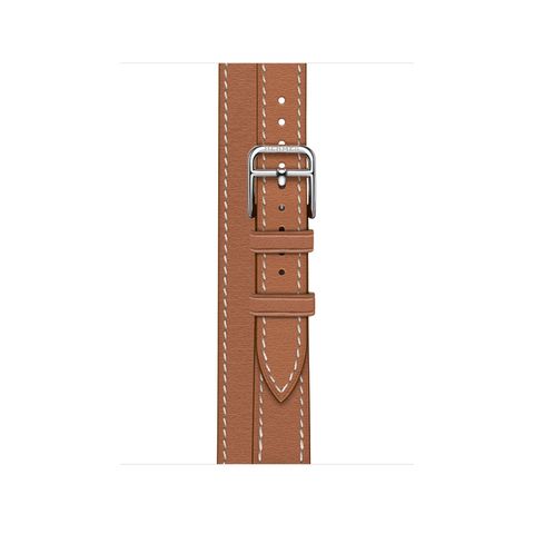 Apple Watch Hermès Series 8 Silver Stainless Steel Case with Attelage Double Tour
