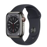  Apple Watch Series 8 Graphite Stainless Steel Case with Sport Band 