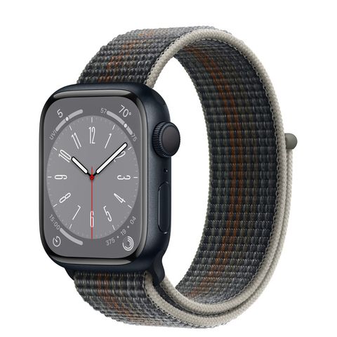Apple Watch Series 8 Midnight Aluminum Case with Sport Loop