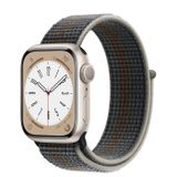 Apple Watch Series 8 Starlight Aluminum Case with Sport Loop
