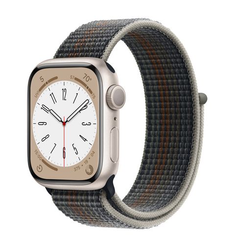Apple Watch Series 8 Starlight Aluminum Case with Sport Loop