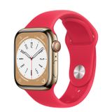  Apple Watch Series 8 Gold Stainless Steel Case with Sport Band 