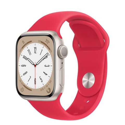 Apple Watch Series 8 Starlight Aluminum Case with Sport Band