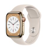  Apple Watch Series 8 Gold Stainless Steel Case with Sport Band 